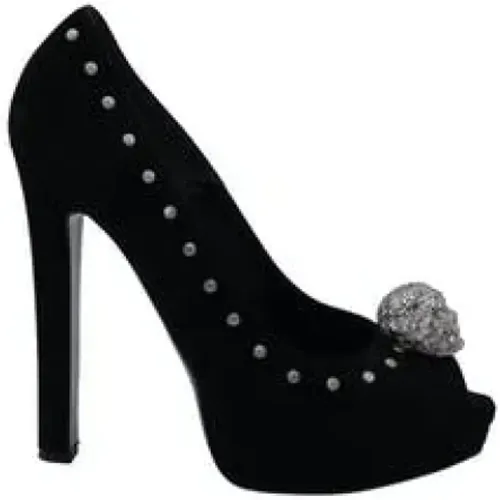 Pre-owned Leather heels , female, Sizes: 5 UK - Alexander McQueen Pre-owned - Modalova