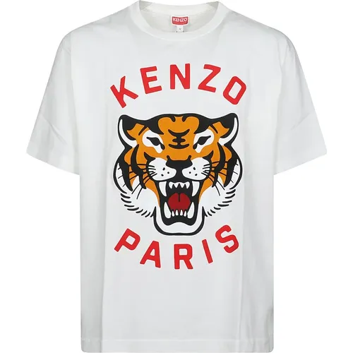 Trendy Tiger T-Shirt , male, Sizes: S, XS, M - Kenzo - Modalova