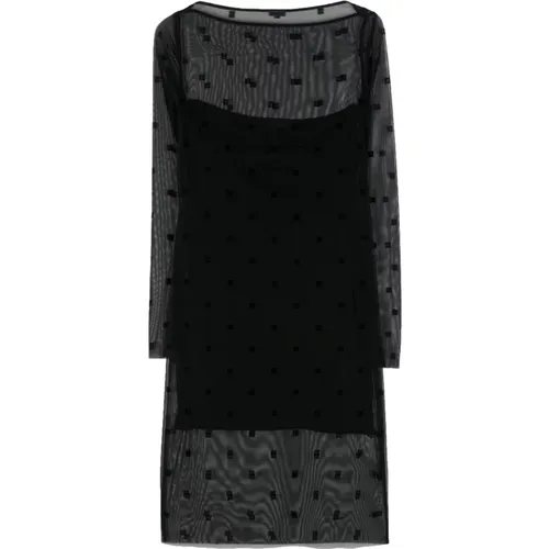 Semi Sheer Midi Dress , female, Sizes: M - Givenchy - Modalova