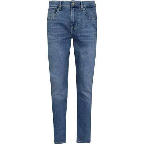 Light Slimmy Tapered Jeans , male, Sizes: W30, W34, W32, W29 - 7 For All Mankind - Modalova