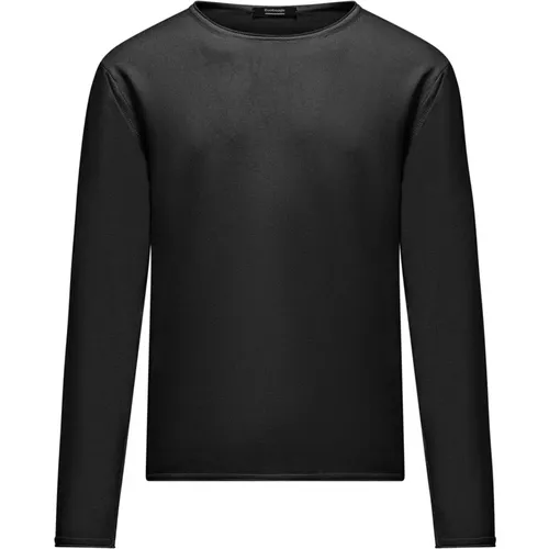 Cotton crew-neck sweater , male, Sizes: 2XL, 3XL, S, XL - BomBoogie - Modalova