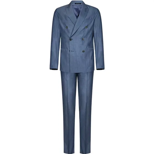 Mens Clothing Suits Clear Ss24 , male, Sizes: S, L - Emporio Armani - Modalova