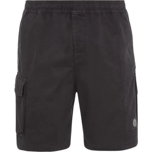 Bequeme Shorts mit Mehreren Taschen , Herren, Größe: W30 - Stone Island - Modalova