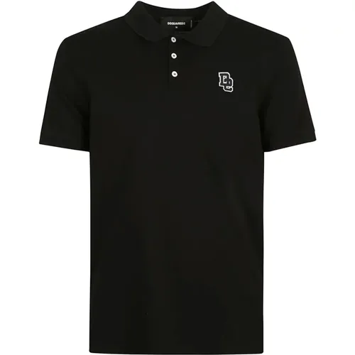 Tennis Fit Polo T-shirts and Polos , male, Sizes: S - Dsquared2 - Modalova