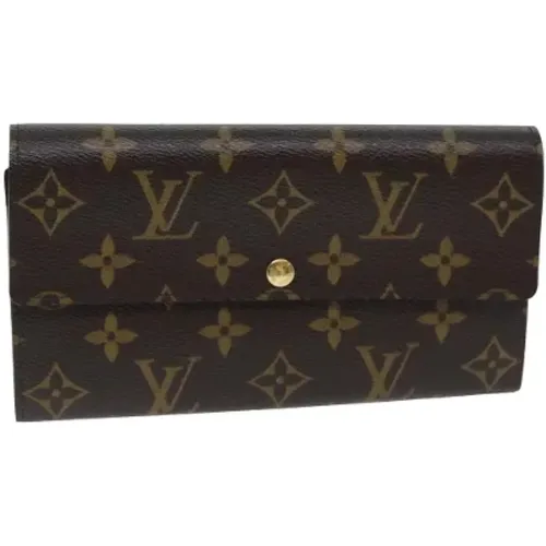 Pre-owned Canvas wallets , female, Sizes: ONE SIZE - Louis Vuitton Vintage - Modalova