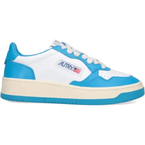 Blaue Sneakers , Damen, Größe: 44 EU - Autry - Modalova