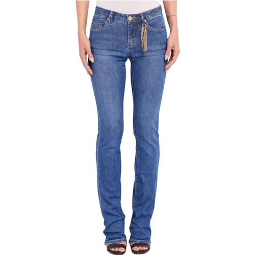 Klassische Boot-cut Jeans , Damen, Größe: W25 - Gaudi - Modalova