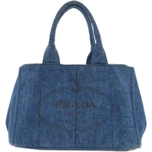 Pre-owned Denim prada-bags , female, Sizes: ONE SIZE - Prada Vintage - Modalova