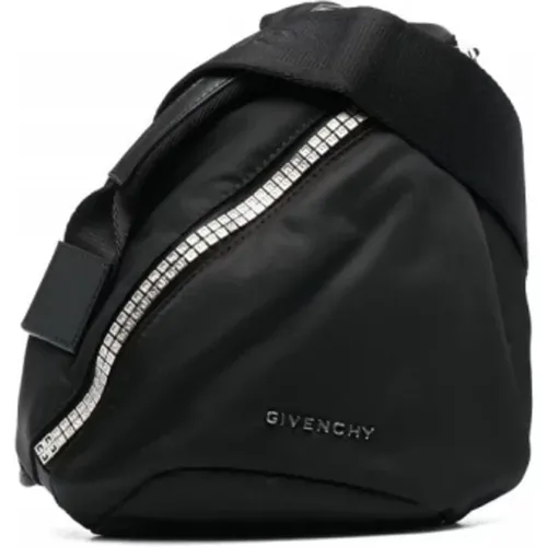 Small Triangle Bag with 4G Zip , male, Sizes: ONE SIZE - Givenchy - Modalova