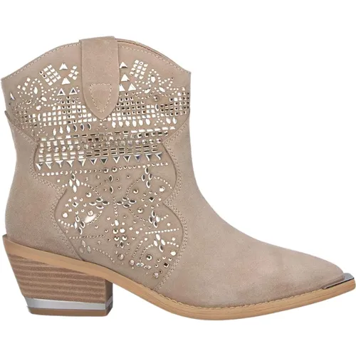 Glitter Ankle Boots , female, Sizes: 7 UK, 8 UK, 5 UK, 4 UK, 6 UK - Alma en Pena - Modalova