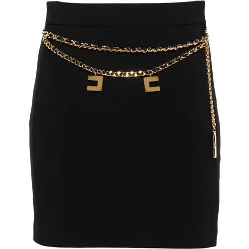 Skirt , female, Sizes: L - Elisabetta Franchi - Modalova