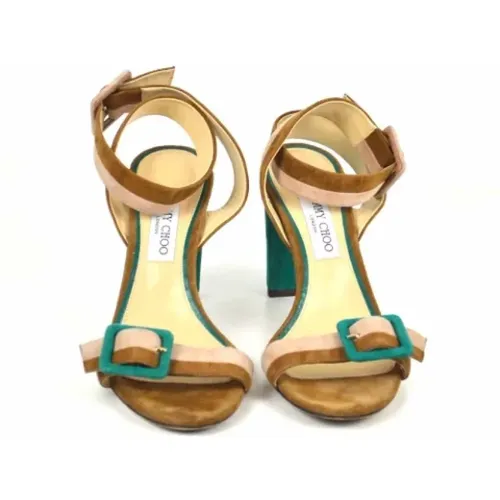 Pre-owned Leather sandals , female, Sizes: 9 UK - Jimmy Choo Pre-owned - Modalova