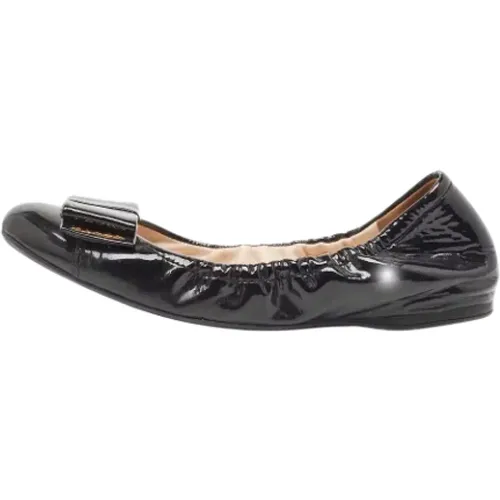 Pre-owned Leather flats , female, Sizes: 3 1/2 UK - Prada Vintage - Modalova