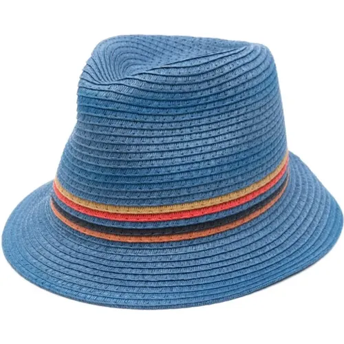Straw Artist Stripe Hat , male, Sizes: L, M - Paul Smith - Modalova