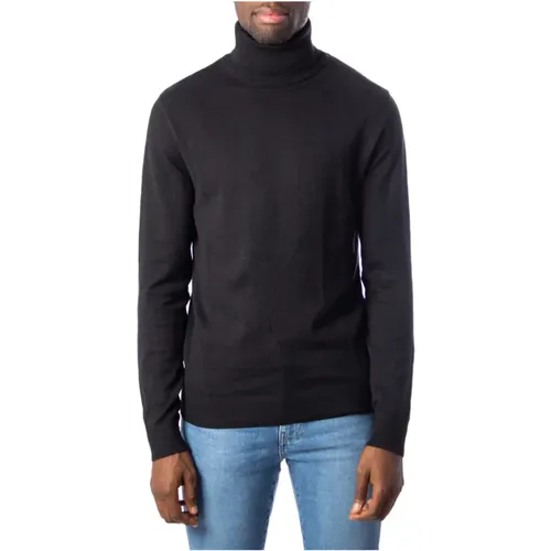 Herren Rollkragen Strickpullover , Herren, Größe: S - jack & jones - Modalova