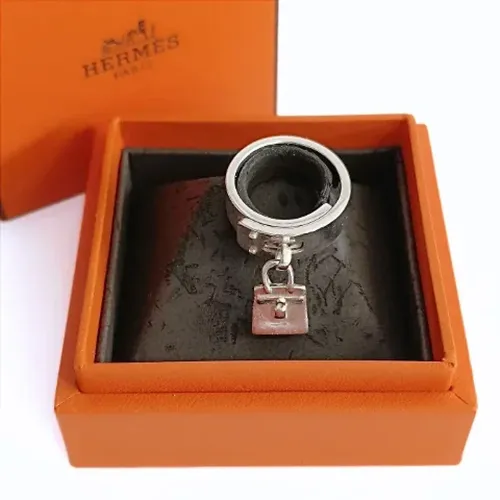 Pre-owned Silver rings , female, Sizes: ONE SIZE - Hermès Vintage - Modalova