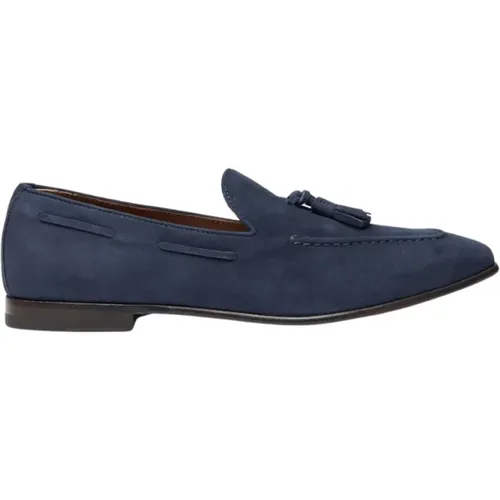 Blaue Wildleder Quasten Loafers,Taupe Wildleder Quasten Loafers,Braune Wildleder Quasten-Loafer - Scarosso - Modalova