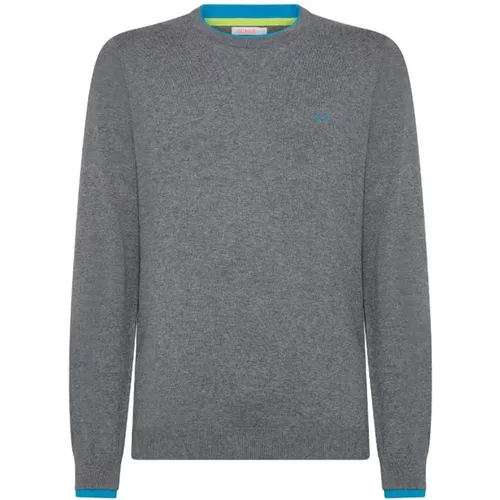 Leichter Strickpullover , Herren, Größe: 2XL - Sun68 - Modalova