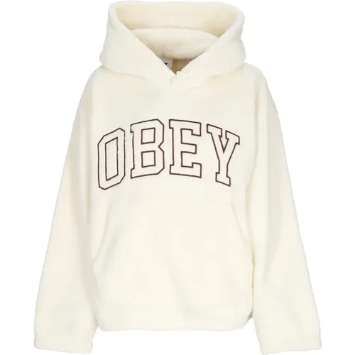 Collegiate Fleece Hoodie Streetwear , Damen, Größe: XS - Obey - Modalova