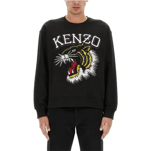 Bestickter Tiger-Sweatshirt Kenzo - Kenzo - Modalova