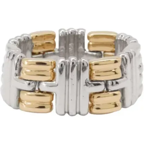 Pre-owned White Gold rings , female, Sizes: ONE SIZE - Bvlgari Vintage - Modalova