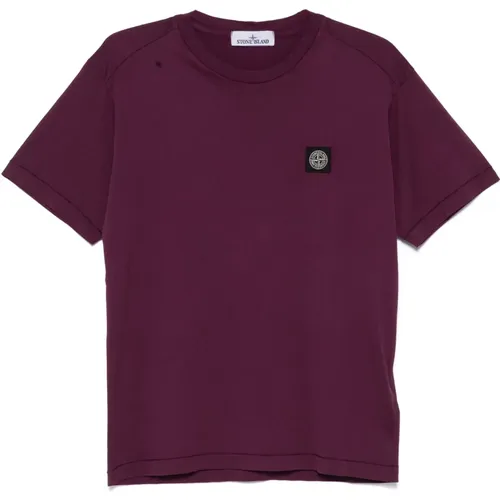 T-shirts and Polos , male, Sizes: M - Stone Island - Modalova