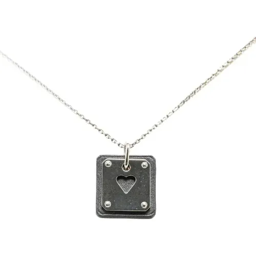 Pre-owned Metal necklaces , female, Sizes: ONE SIZE - Hermès Vintage - Modalova