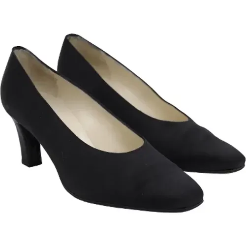 Pre-owned Fabric heels , female, Sizes: 4 1/2 UK - Armani Pre-owned - Modalova