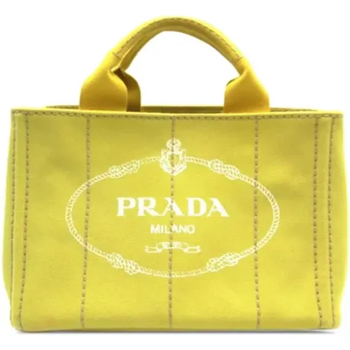 Pre-owned Canvas totes , female, Sizes: ONE SIZE - Prada Vintage - Modalova