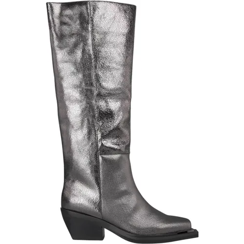 Flat wide-leg boot , female, Sizes: 8 UK, 4 UK, 3 UK, 5 UK, 7 UK, 6 UK - Alma en Pena - Modalova