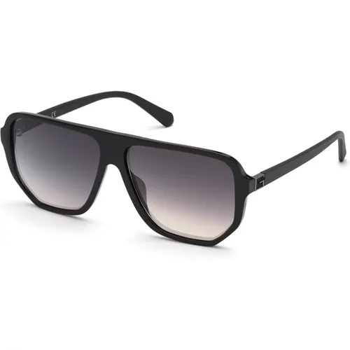 Stylish Sunglasses with Gray Lenses , male, Sizes: 60 MM - Guess - Modalova