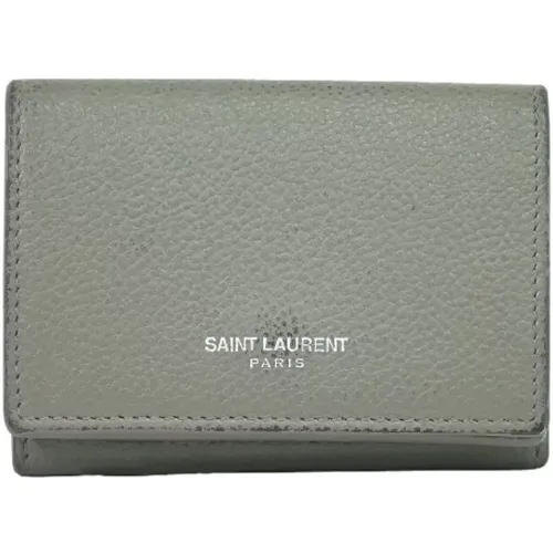 Pre-owned Leather wallets , female, Sizes: ONE SIZE - Yves Saint Laurent Vintage - Modalova