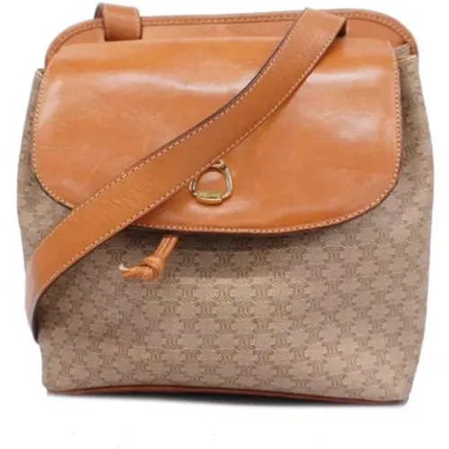 Pre-owned Leather celine-bags , female, Sizes: ONE SIZE - Celine Vintage - Modalova