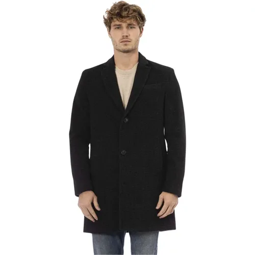 Button-Up Coat with Pockets , male, Sizes: L, S, 2XL, M, XL, 4XL, 3XL, 5XL - Baldinini - Modalova