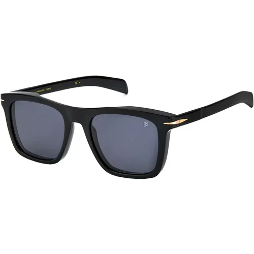 Schwarz/Graue Sonnenbrille DB 7000/S , Herren, Größe: 51 MM - Eyewear by David Beckham - Modalova