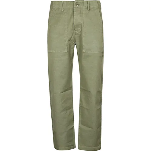 Straight Trousers , male, Sizes: W32, W33, W31 - Tela Genova - Modalova