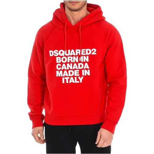 Hoodies , male, Sizes: S, XS - Dsquared2 - Modalova