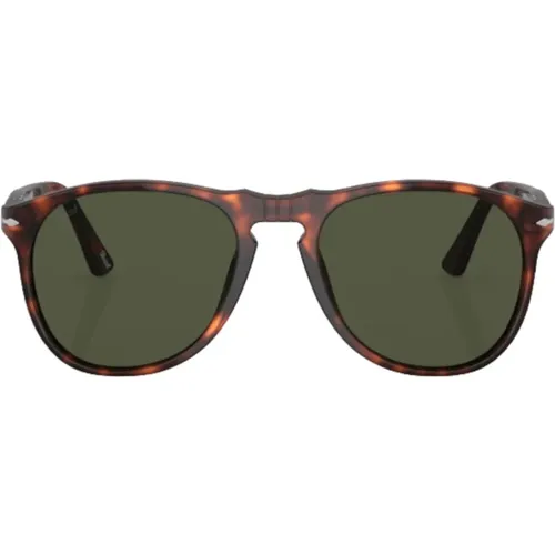 Iconic Sunglasses with Green Lenses , male, Sizes: 55 MM - Persol - Modalova