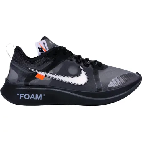 Limitierte Auflage Off-White Zoom Fly , Herren, Größe: 48 1/2 EU - Nike - Modalova