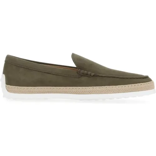 Dark Leather Moccasins , male, Sizes: 6 UK, 7 UK, 9 UK - TOD'S - Modalova