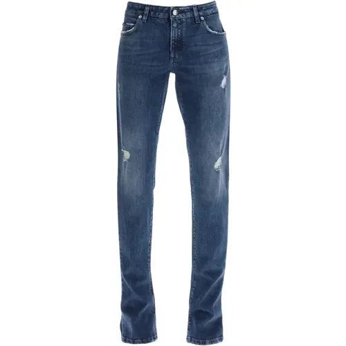 Slim Fit Elephant Flare Jeans , female, Sizes: S - Dolce & Gabbana - Modalova
