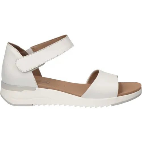 Weiße Casual Offene Sandalen , Damen, Größe: 38 EU - Caprice - Modalova