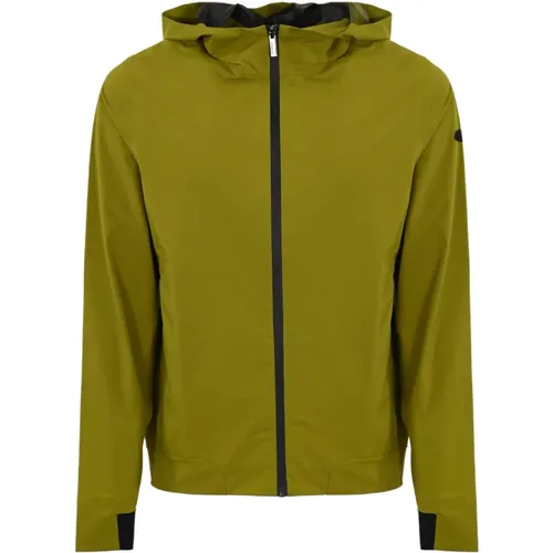 Grüne Technische Jacke mit Logo-Einsatz , Herren, Größe: XL - RRD - Modalova
