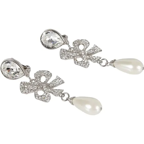 Women's Accessories Earrings Cry Silver Ss24 , female, Sizes: ONE SIZE - Alessandra Rich - Modalova