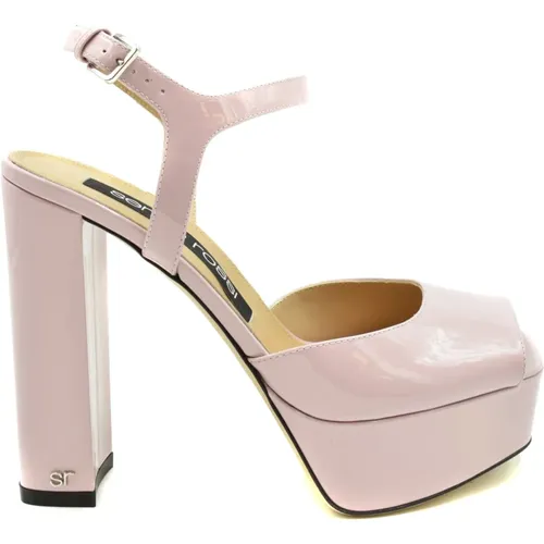 Elevate Your Style with High Heel Sandals , female, Sizes: 7 UK - Sergio Rossi - Modalova