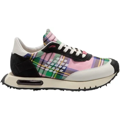 Tartan Sneakers Damenschuhe , Damen, Größe: 36 EU - Be Positive - Modalova