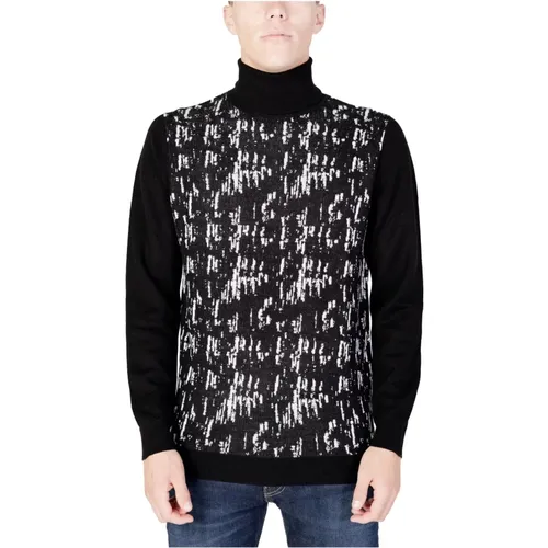 Bedruckter Rollkragenpullover - Antony Morato - Modalova