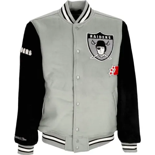 Oakland Raiders Legacy Varsity Jacket , Herren, Größe: XL - Mitchell & Ness - Modalova