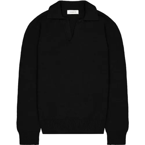 Langarm Strick-Polo Pullover,Langarm-Polo - Laneus - Modalova