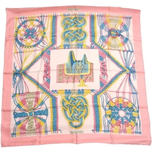 Pre-owned Silk scarves , female, Sizes: ONE SIZE - Hermès Vintage - Modalova